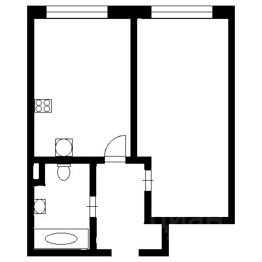 2-к кв. Москва Ходынская ул., 2 (42.0 м) - Фото 2