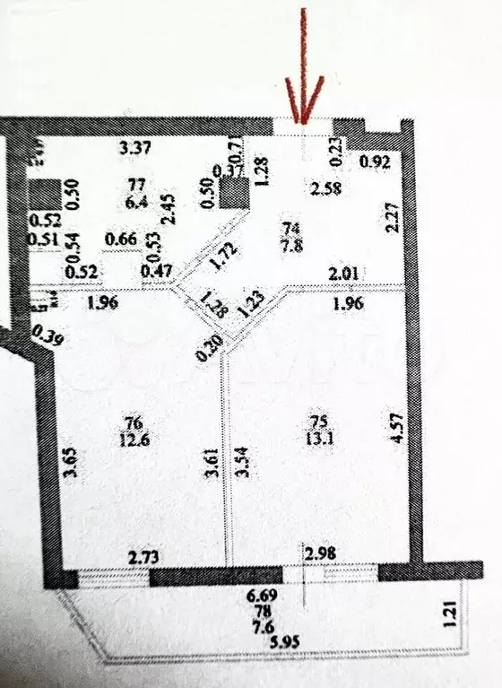 1-к. квартира, 47,5 м, 8/22 эт. - Фото 0
