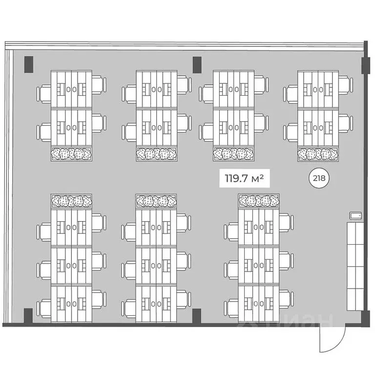 Помещение свободного назначения в Москва Ленинский просп., 158 (120 м) - Фото 2