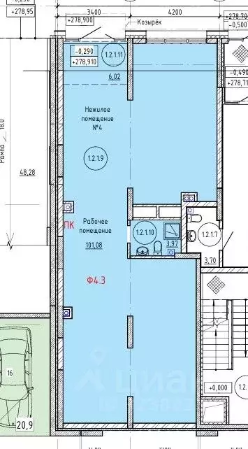 Торговая площадь в Свердловская область, Екатеринбург пер. ... - Фото 1