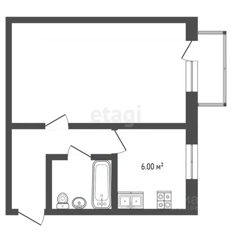 1-к кв. Саратовская область, Балашов ул. Софинского, 1 (30.7 м) - Фото 1