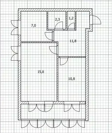 2-к кв. Оренбургская область, Оренбург ул. Дзержинского, 22 (48.9 м) - Фото 2