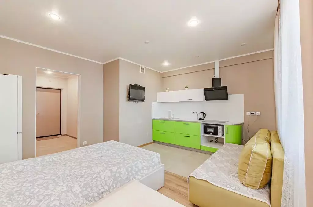 Студия Татарстан, Казань ул. Бари Галеева, 8Ак3 (28.0 м) - Фото 2