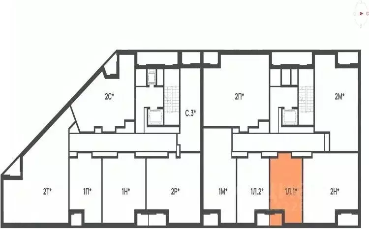 1-к кв. Татарстан, Казань Краснококшайская ул., 60 (38.65 м) - Фото 1