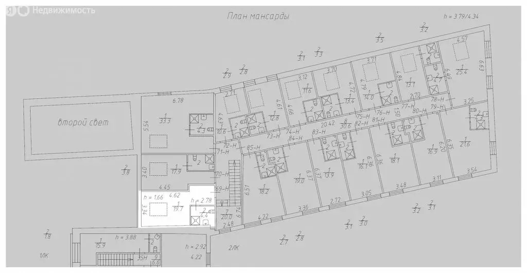 Квартира-студия: Санкт-Петербург, Майков переулок, 4А (24.1 м) - Фото 2