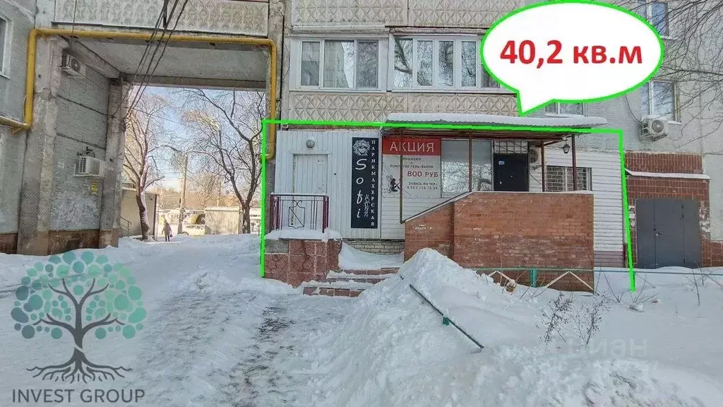 Торговая площадь в Самарская область, Самара Пензенская ул., 57 (40 м) - Фото 1