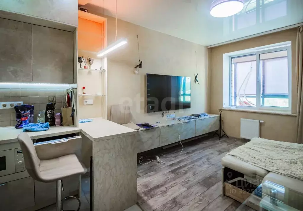 1-к кв. Вологодская область, Вологда ул. Герцена, 105 (34.0 м) - Фото 1