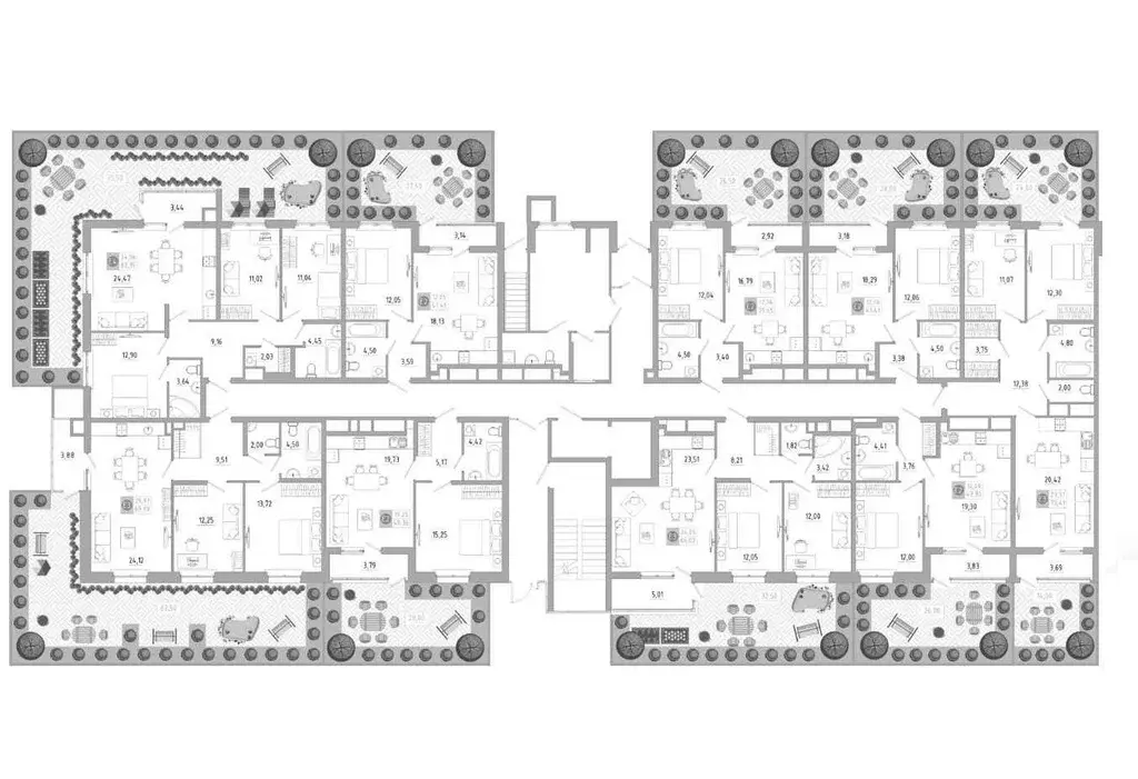 2-к кв. Тульская область, Тула ул. Купцов Гречихиных, 8 (87.57 м) - Фото 2