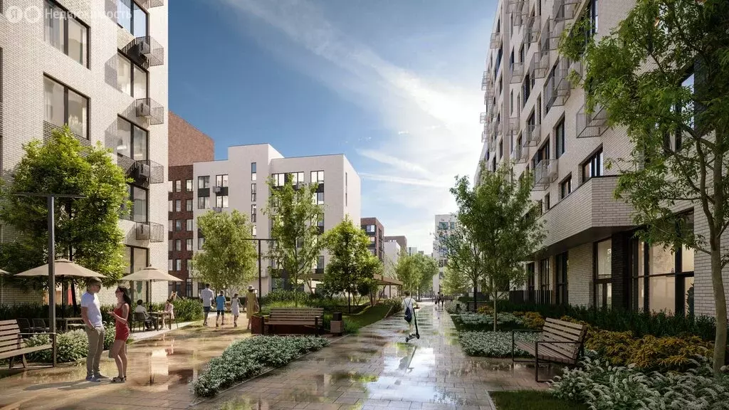 1-комнатная квартира: Красногорск, микрорайон Опалиха, жилой комплекс ... - Фото 2