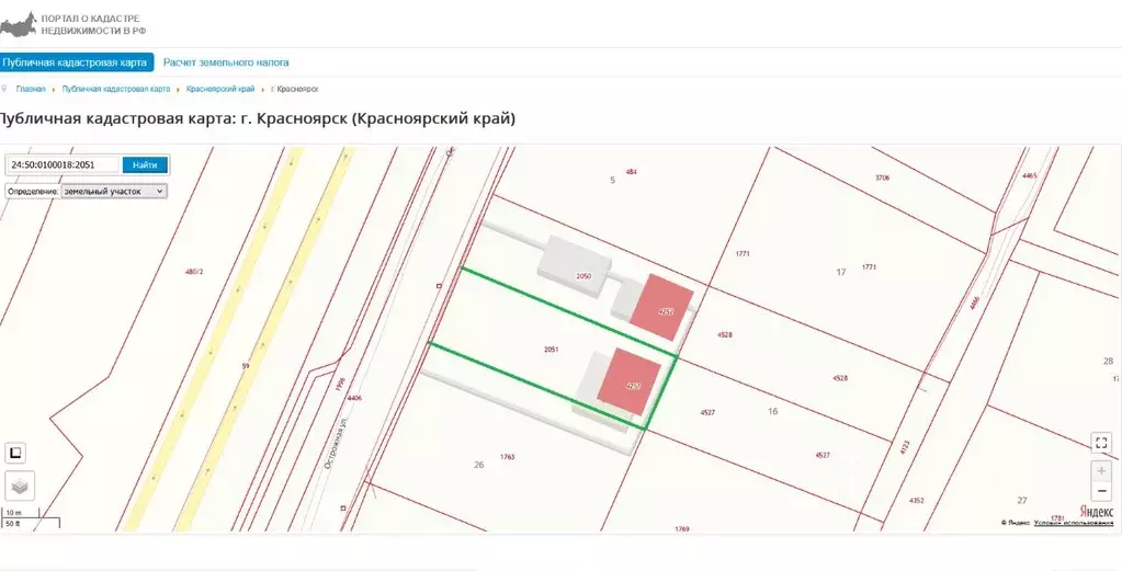 Участок в Красноярский край, Красноярск ул. Острожная, 28 (12.5 сот.) - Фото 2