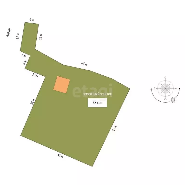 Дом в Киреевское-Первое, деревня Киреевское-Второе, Школьная улица ... - Фото 1