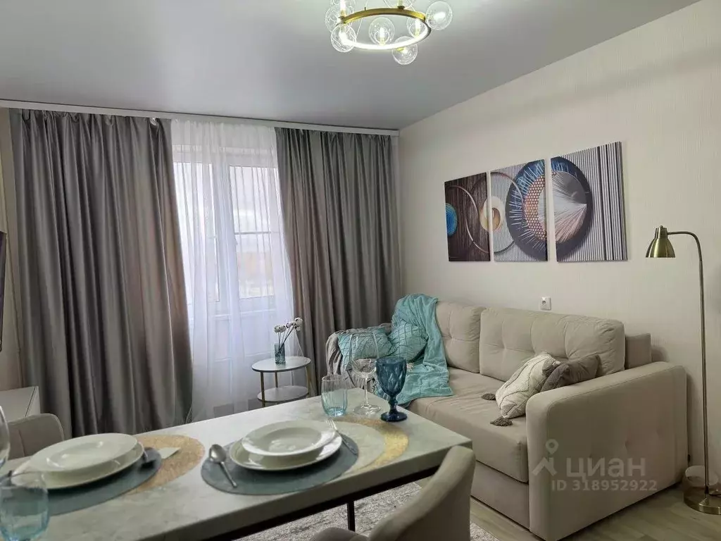 1-к кв. Нижегородская область, Нижний Новгород ул. Бориса Видяева, 27 ... - Фото 1