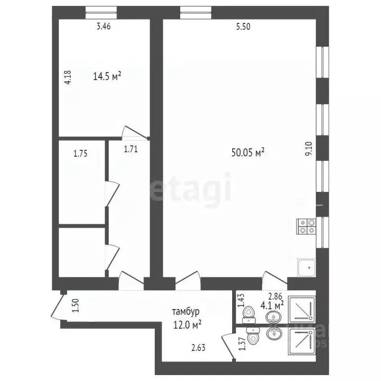 3-к кв. Ростовская область, Ростов-на-Дону Пушкинская ул., 13 (96.0 м) - Фото 0