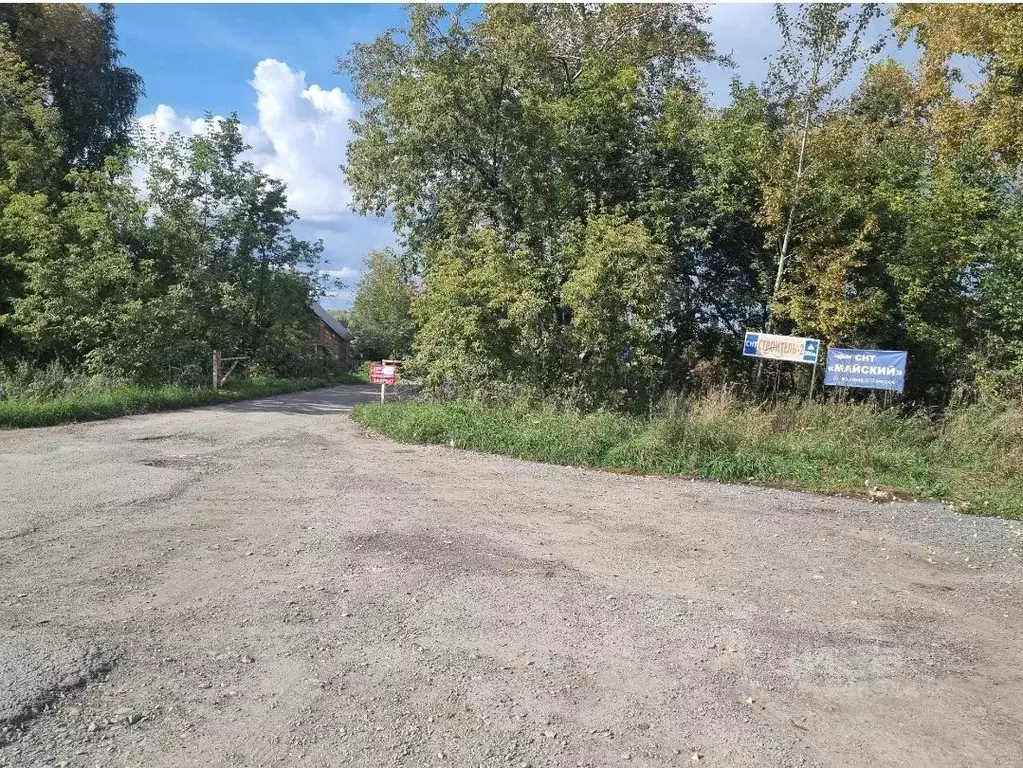 Участок в Новосибирская область, Мошковский район, Майский СНТ  (10.3 ... - Фото 0