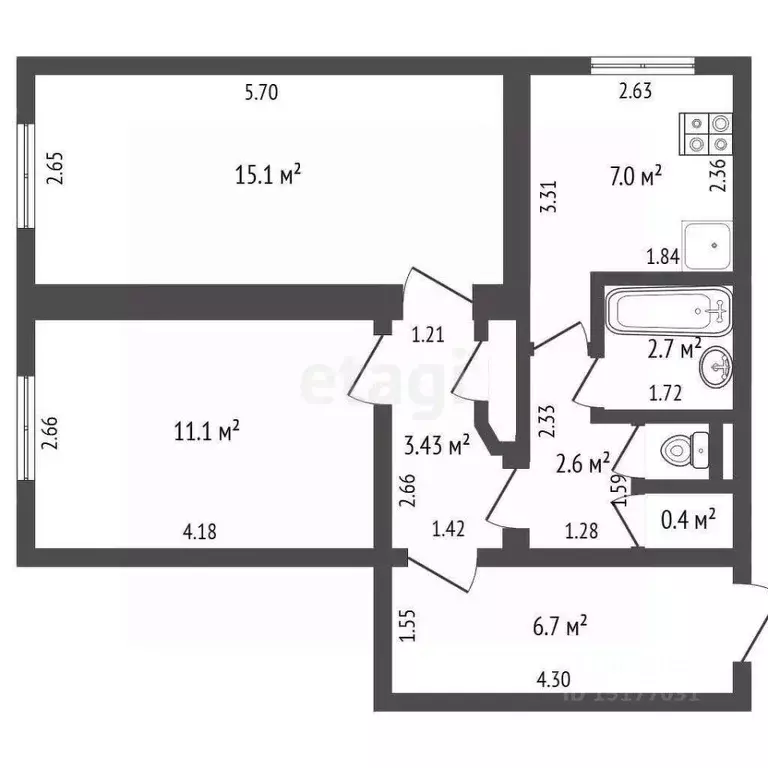 Дом в Ямало-Ненецкий АО, Новый Уренгой Лимбяяха мкр, ул. Зеленая, 12 ... - Фото 1