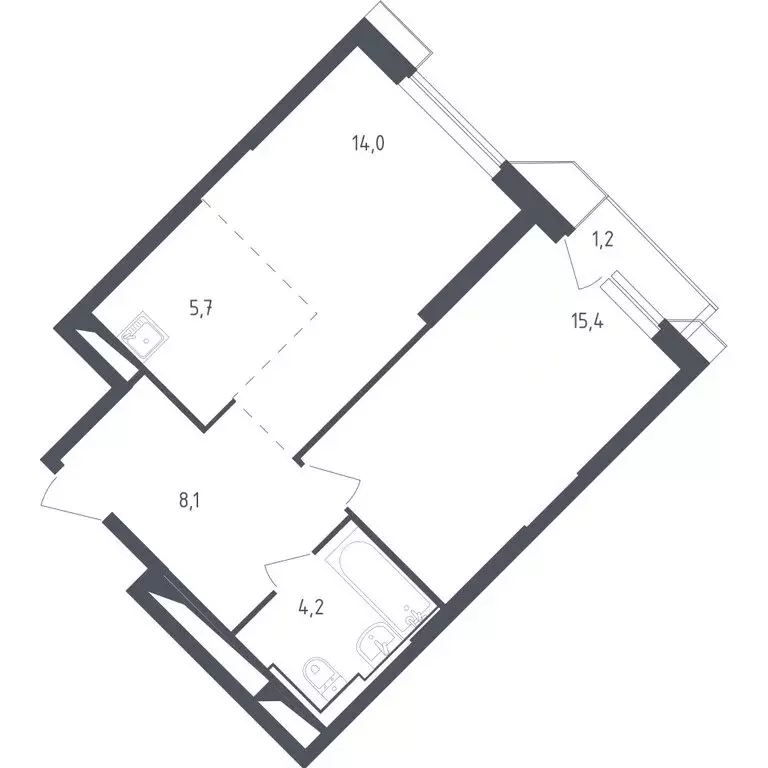 2-комнатная квартира: Красногорск, жилой комплекс Спутник, 21 (62 м) - Фото 0