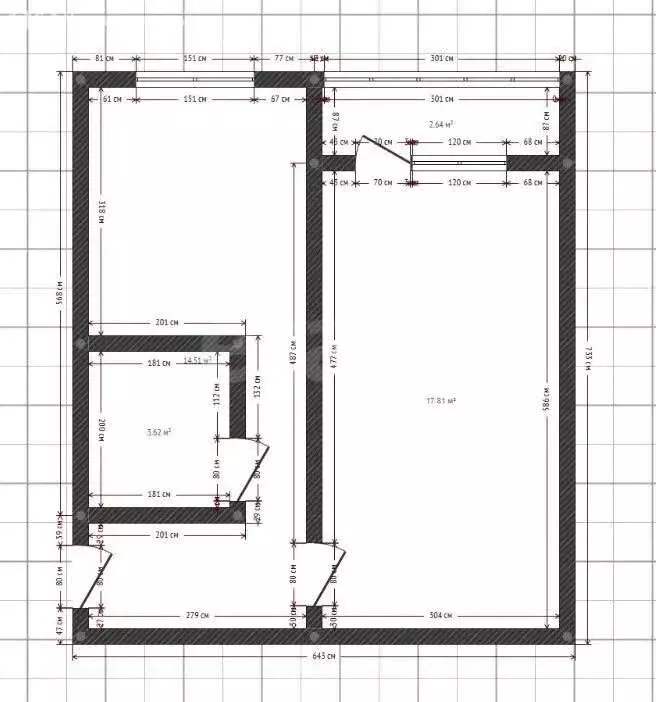 1-комнатная квартира: Новая Адыгея, Бжегокайская улица, 90/5к4 (41 м) - Фото 1