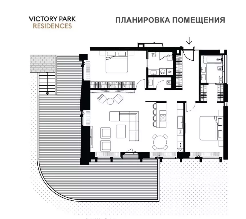 3-к кв. Москва ул. Братьев Фонченко, 1к7 (119.0 м) - Фото 1