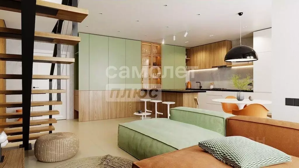 Студия Калининградская область, Гурьевск бул. Рижский, 6 (59.2 м) - Фото 2