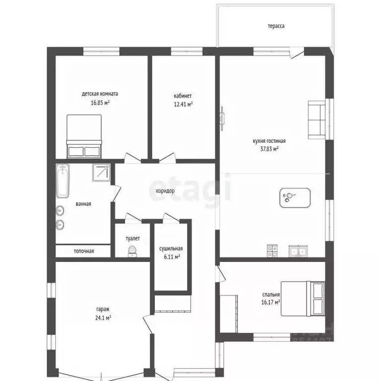 Дом в Оренбургская область, Оренбургский район, пос. Весенний ул. ... - Фото 2