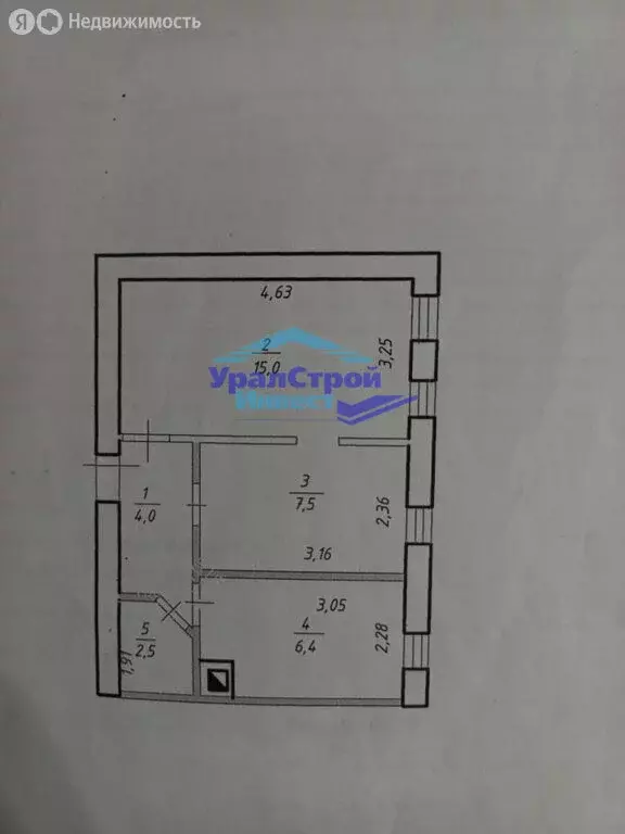 2-комнатная квартира: Октябрьский, улица Свердлова, 79 (35.4 м) - Фото 1