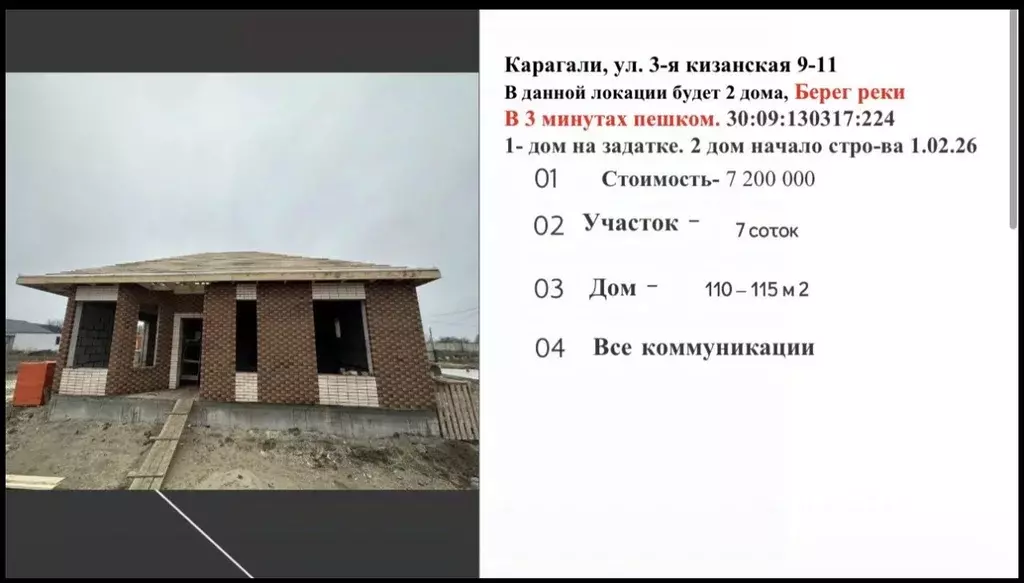 Дом в Астраханская область, Наримановский район, с. Солянка ул. ... - Фото 1