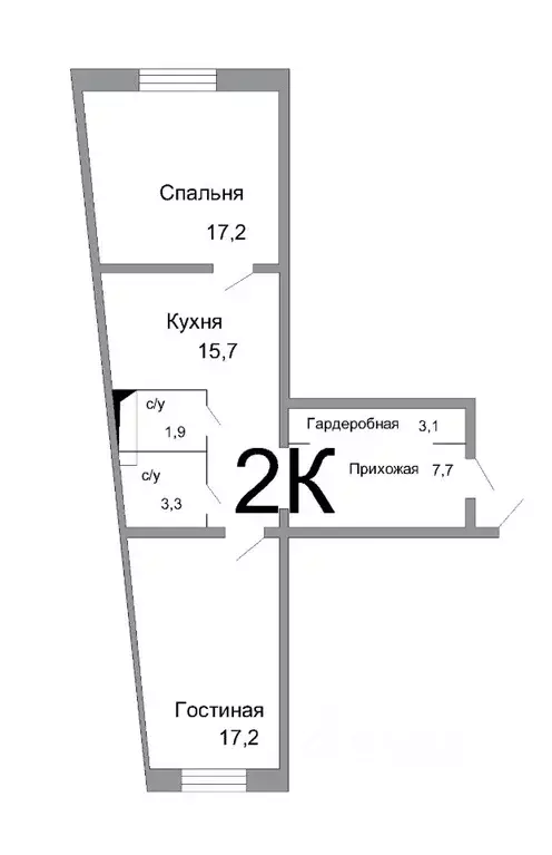 2-к кв. Ставропольский край, Кисловодск просп. Победы, 43А (65.4 м) - Фото 0