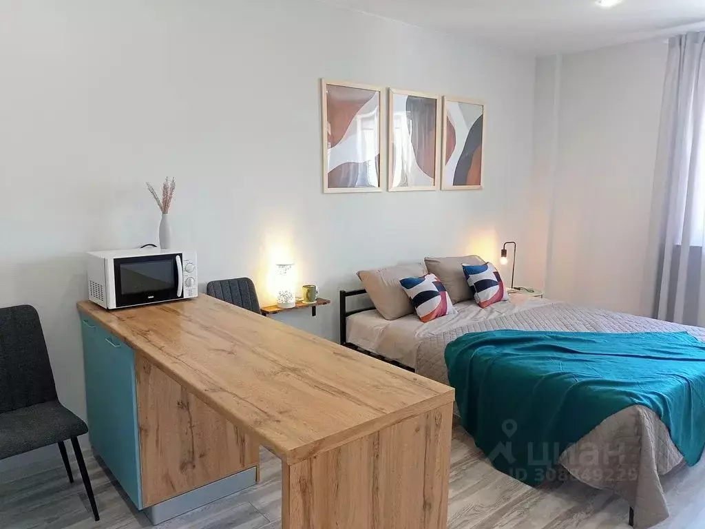 Студия Тюменская область, Тюмень Таврическая ул., 9к1 (32.0 м) - Фото 2