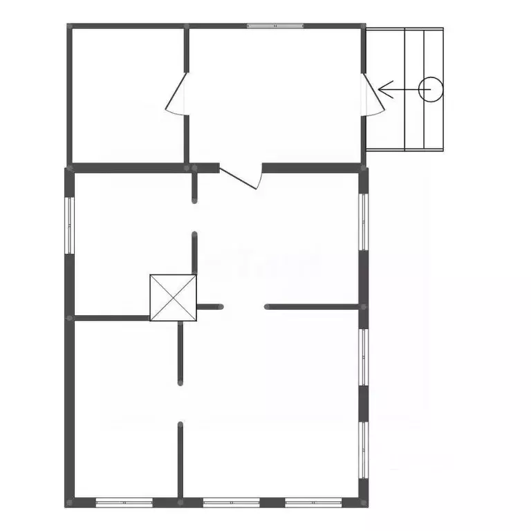 Дом в Амурская область, Свободненский район, с. Глухари Рабочая ул., ... - Фото 1