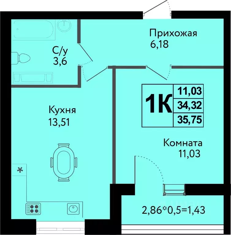 1-к кв. Краснодарский край, Краснодар Новознаменский ДНТ, ул. ... - Фото 1