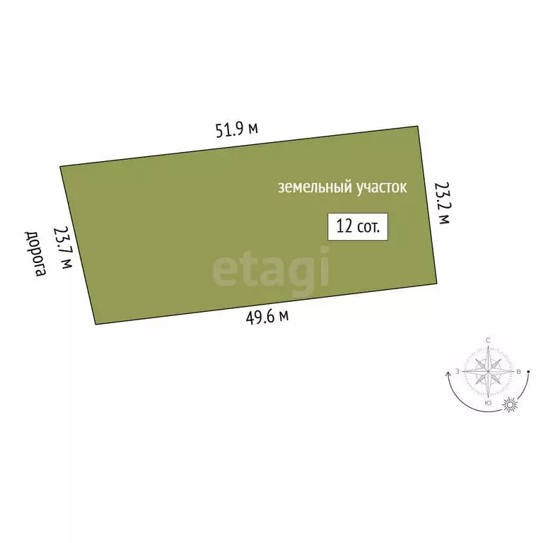 Участок в Якутск, улица 50 лет Советской Армии (12 м) - Фото 1