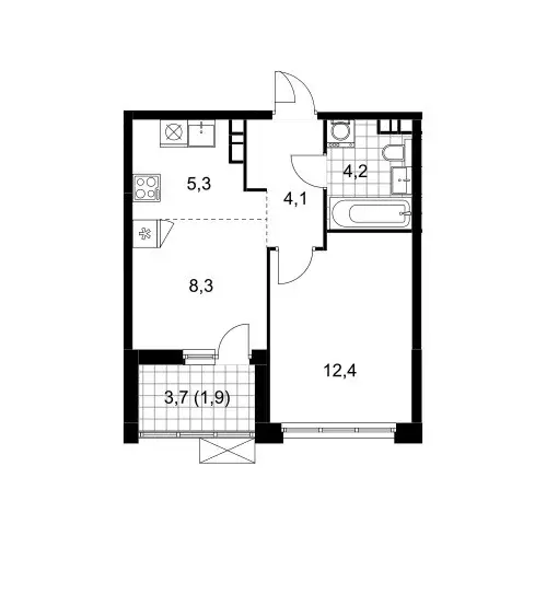 Продаётся 1-к квартира, 36.2 м - Фото 0