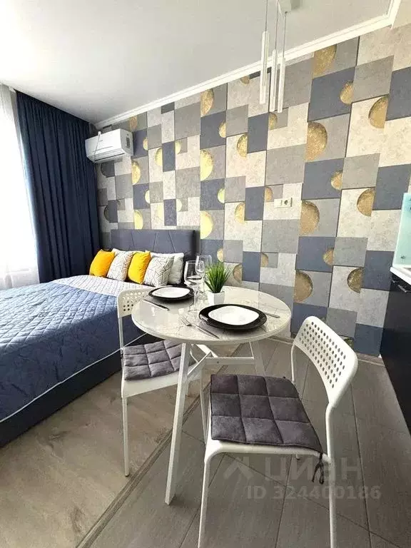 Студия Тюменская область, Тюмень ул. Дмитрия Менделеева, 14 (31.0 м) - Фото 2