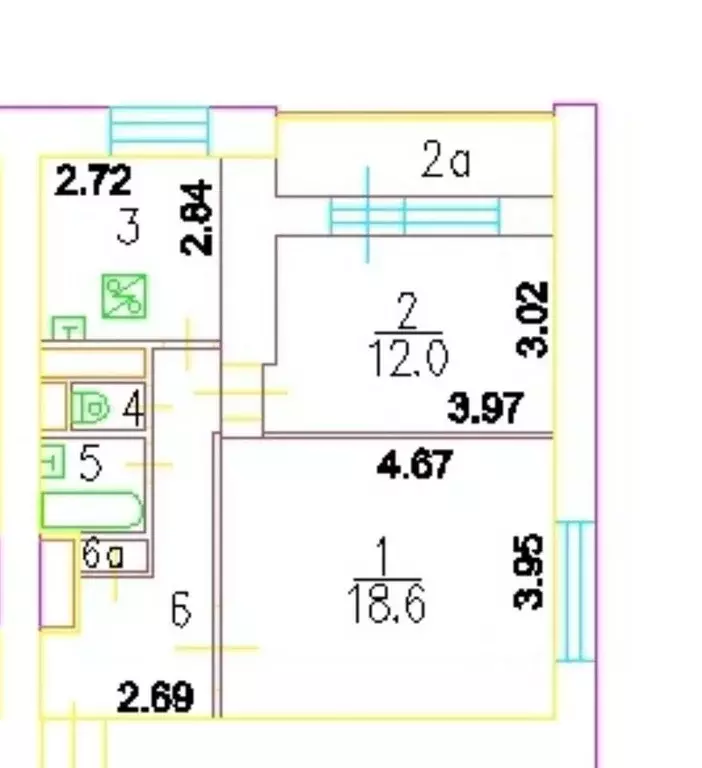 2-к кв. Москва ул. Римского-Корсакова, 14 (51.0 м) - Фото 2