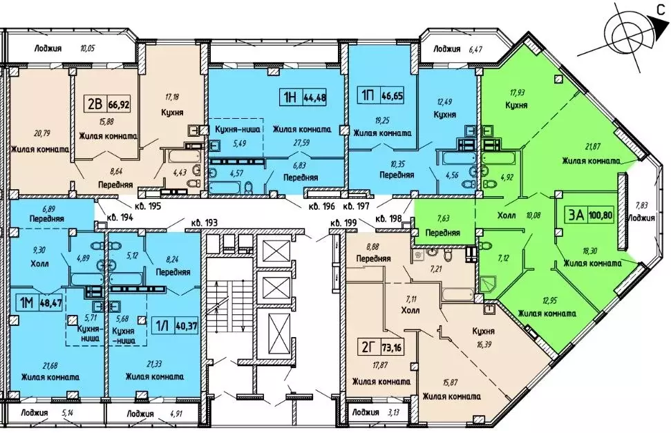 3-к кв. Приморский край, Владивосток ул. Мусоргского, 74к3 (101.88 м) - Фото 2