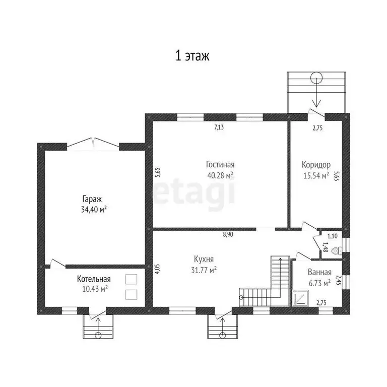 Дом в микрорайон Таврово-2, Дачная улица (157.2 м) - Фото 1