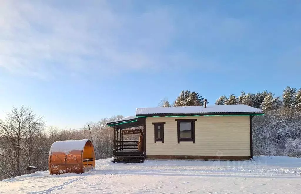 Дом в Карелия, Сортавальский муниципальный округ, пос. Заозерный ул. ... - Фото 1