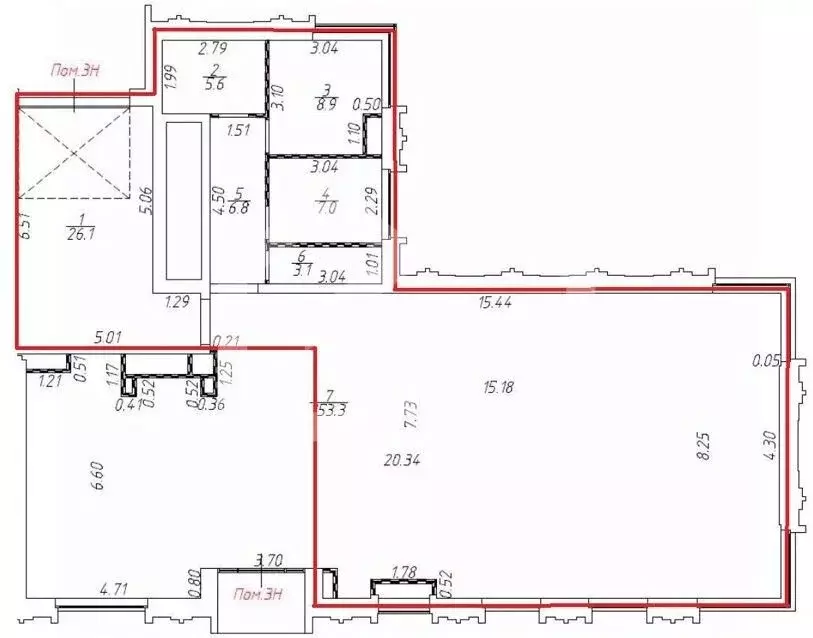 Помещение свободного назначения в Москва Окружной проезд, 10Б (157 м) - Фото 2
