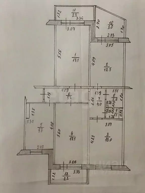 4-к кв. Татарстан, Казань ул. Ноксинский Спуск, 37 (90.0 м) - Фото 2