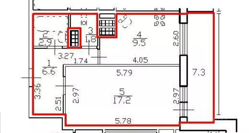 1-к кв. Санкт-Петербург ул. Русановская, 19к4 (38.0 м) - Фото 1