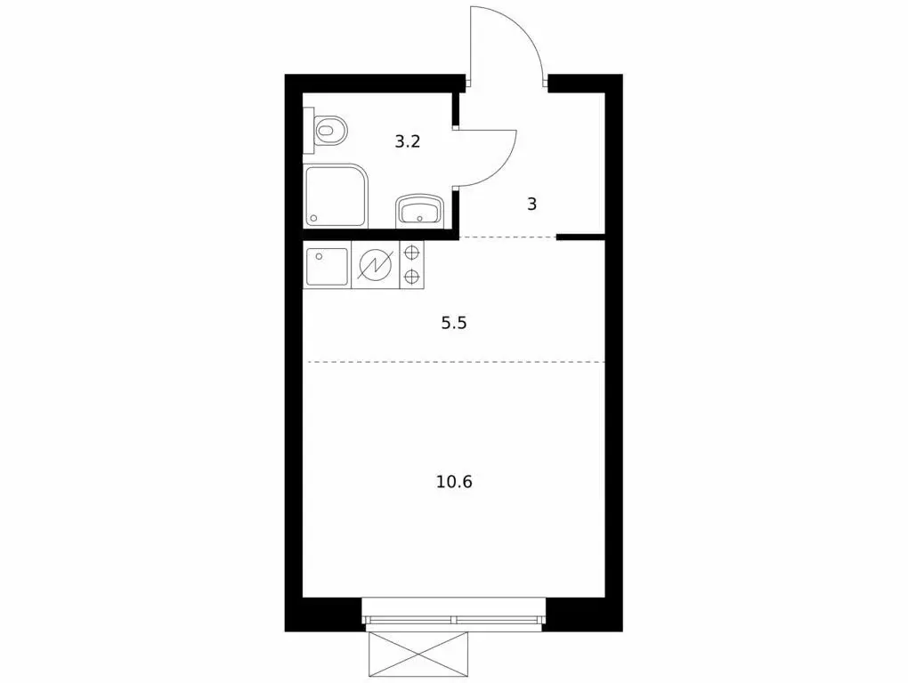 Квартира-студия: Казань, ЖК Нокса Парк, 8 (22.3 м) - Фото 0