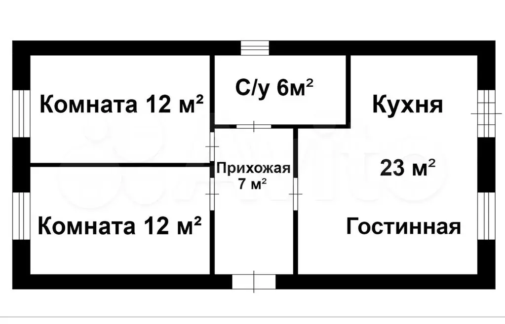 Дом 62 м на участке 8 сот. - Фото 0