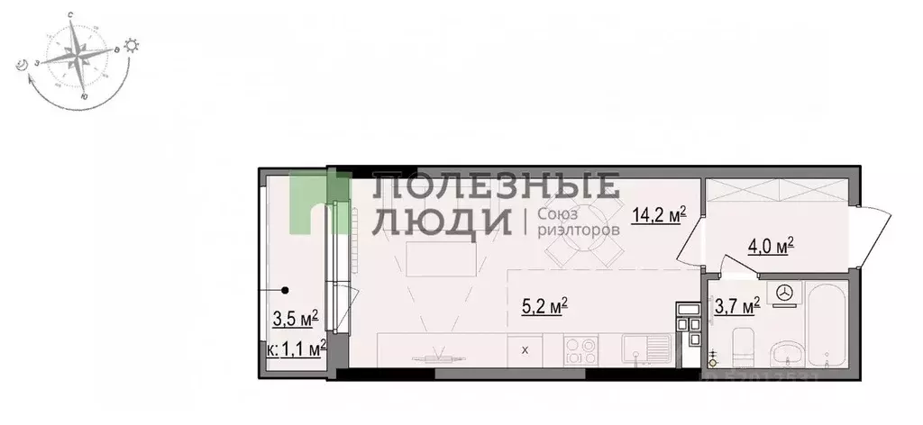 Студия Удмуртия, Ижевск Районная ул., 57к1с1 (31.0 м) - Фото 1