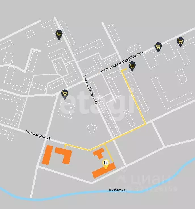 Торговая площадь в Пермский край, Пермь Белозерская ул., 30А (197 м) - Фото 2