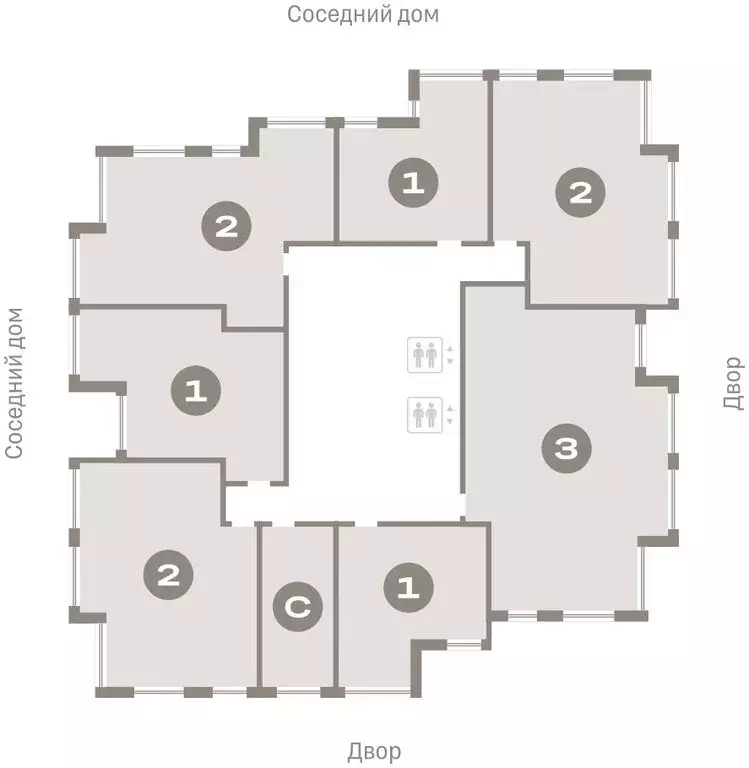 2-комнатная квартира: Тюмень, жилой комплекс На Минской (77.85 м) - Фото 2