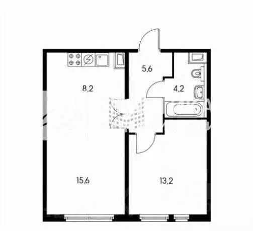 2-к кв. Москва ул. Саларьевская, 14к2 (46.8 м) - Фото 2