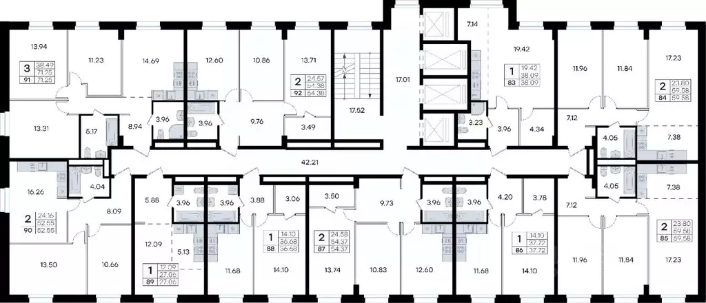 1-к кв. Приморский край, Владивосток ул. Тухачевского (37.72 м) - Фото 2