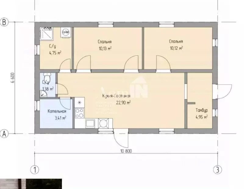 Дом в Ленинградская область, Всеволожский район, Куйвозовское с/пос, ... - Фото 2