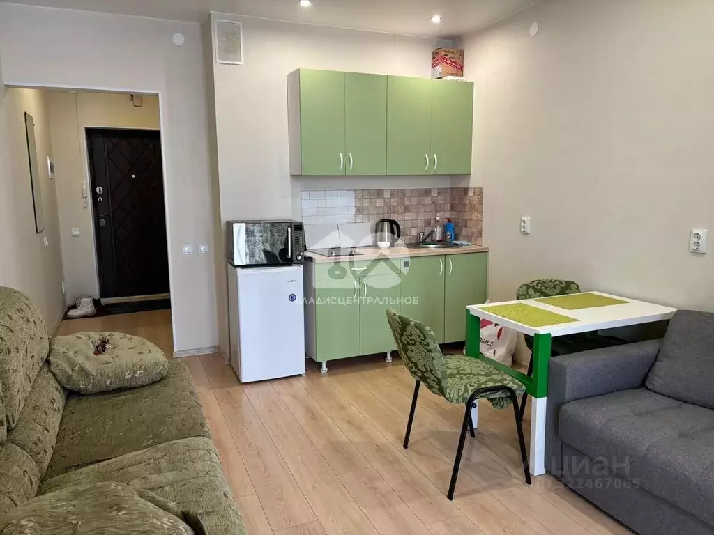 Студия Новосибирская область, Новосибирск Академгородок мкр, ул. ... - Фото 1