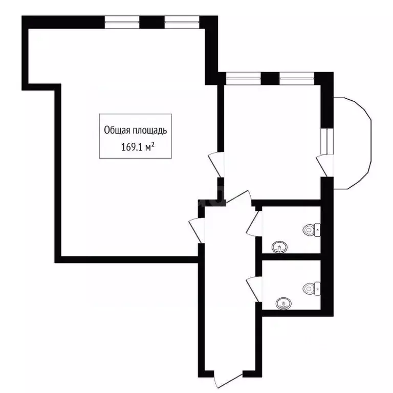Офис в Новосибирская область, Новосибирск ул. Галущака, 4 (169 м) - Фото 2